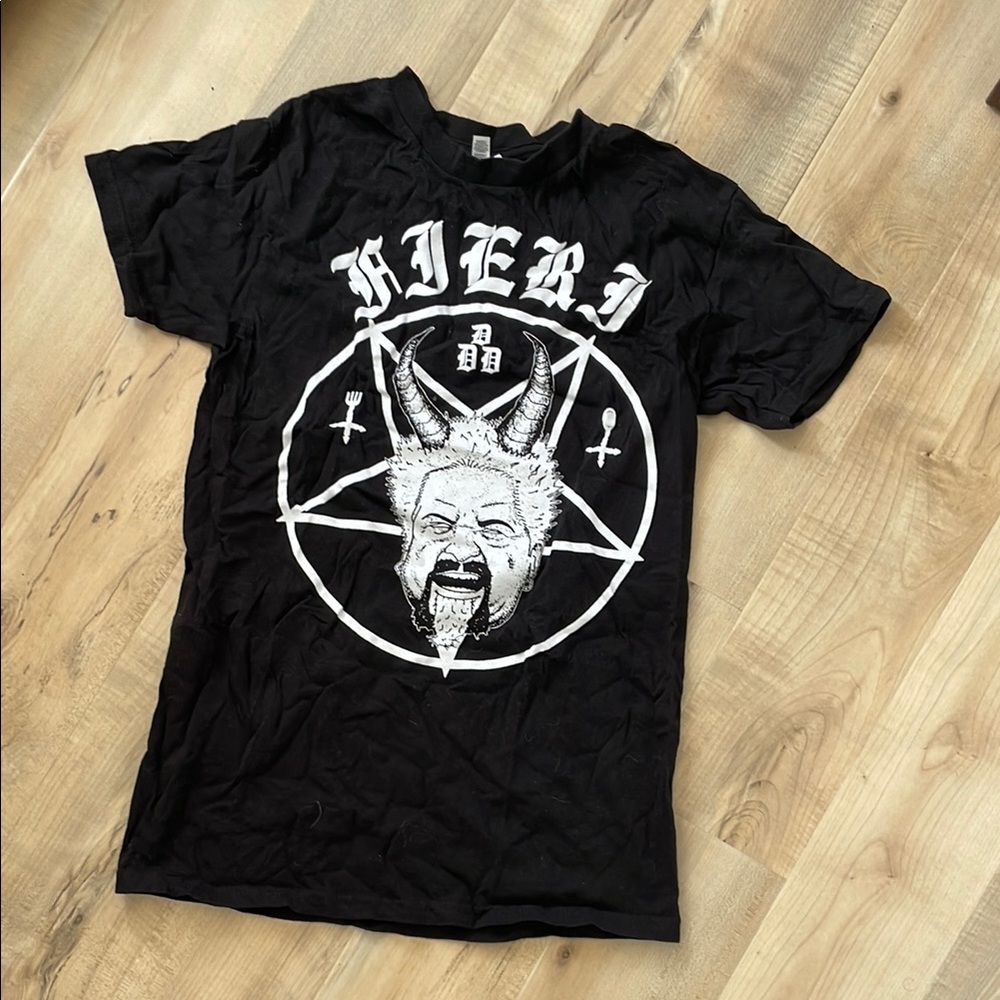 Guy Fieri metal devil shirt